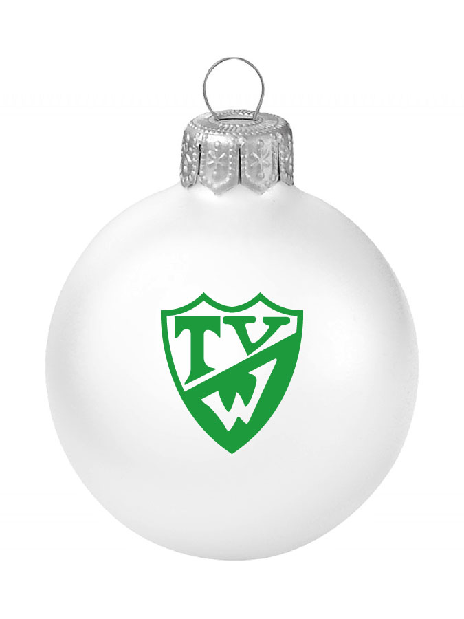 Weihnachtskugel Logo 8cm