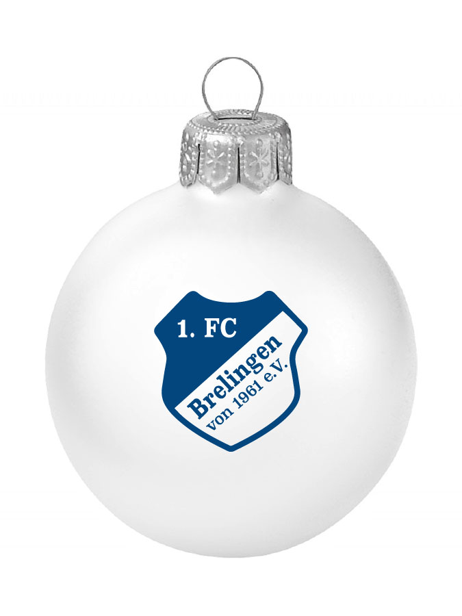 Weihnachtskugel Logo 8cm
