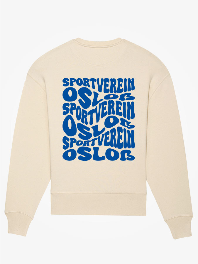 Sweatshirt Oversized Wavy Herren