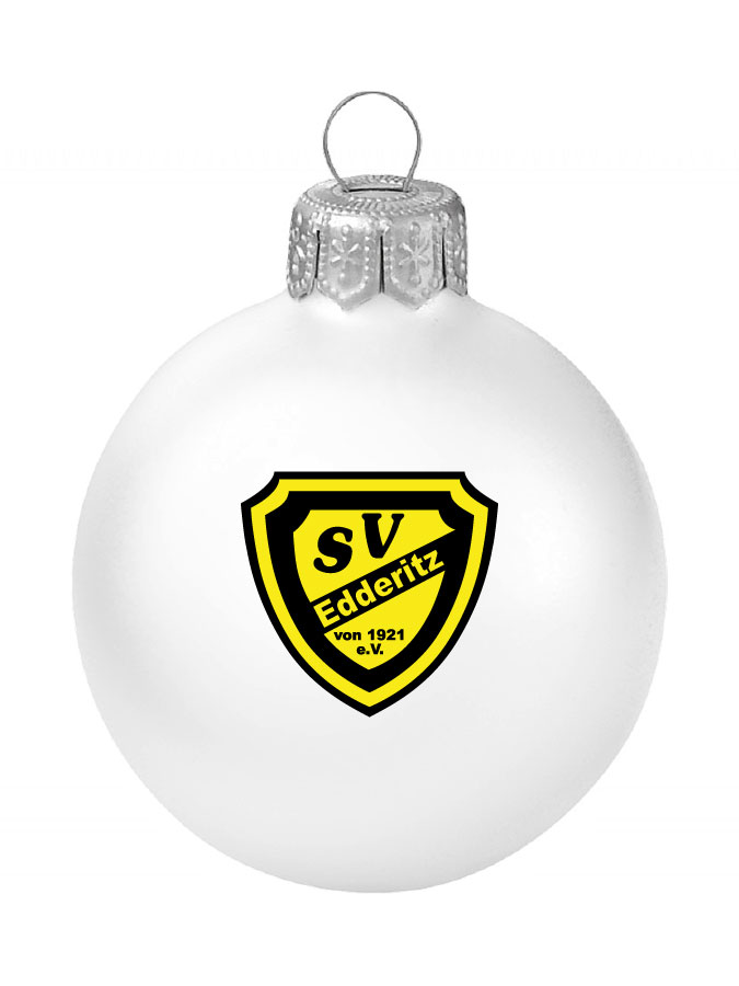 Weihnachtskugel Logo 8cm