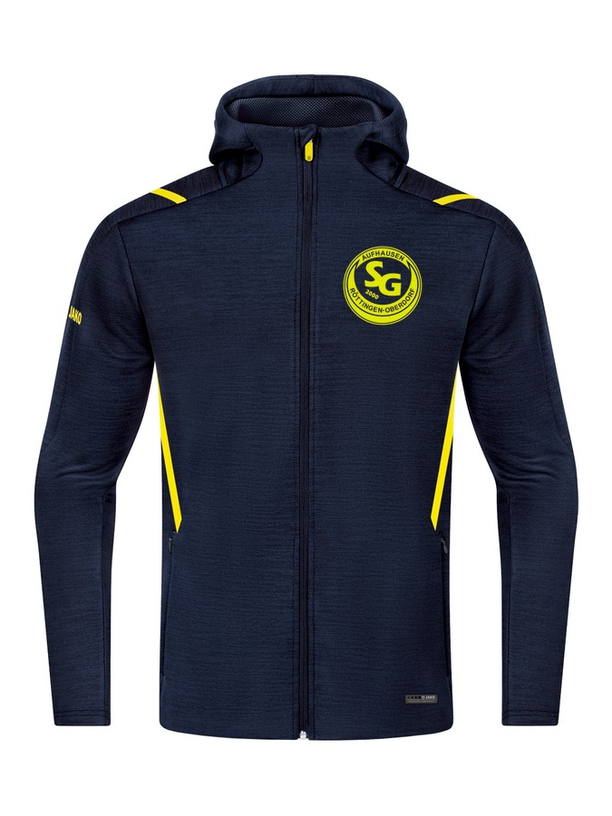 Jako Freizeitjacke Challenge mit Kapuze