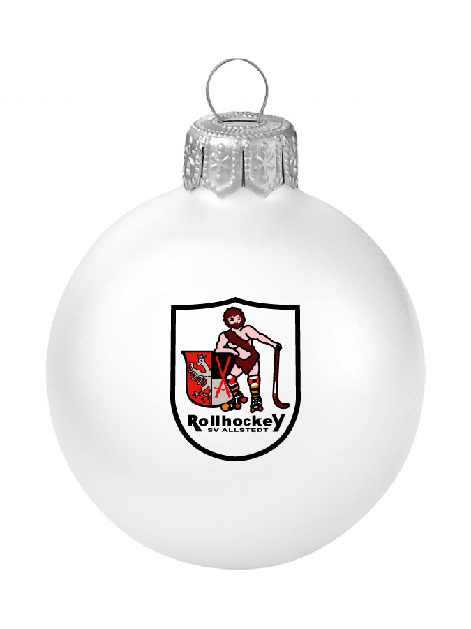 Weihnachtskugel Logo 8cm