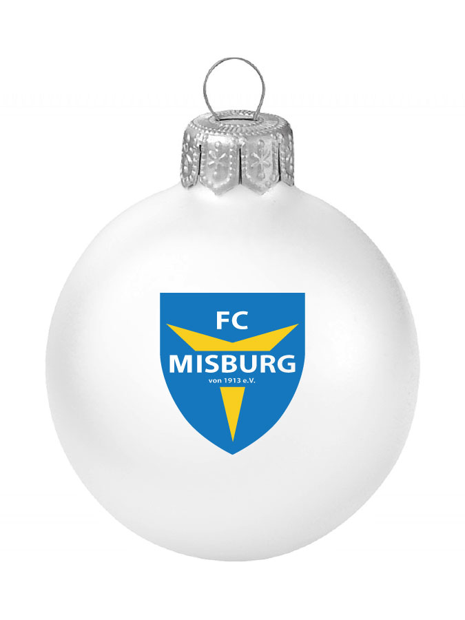 Weihnachtskugel Logo 8cm