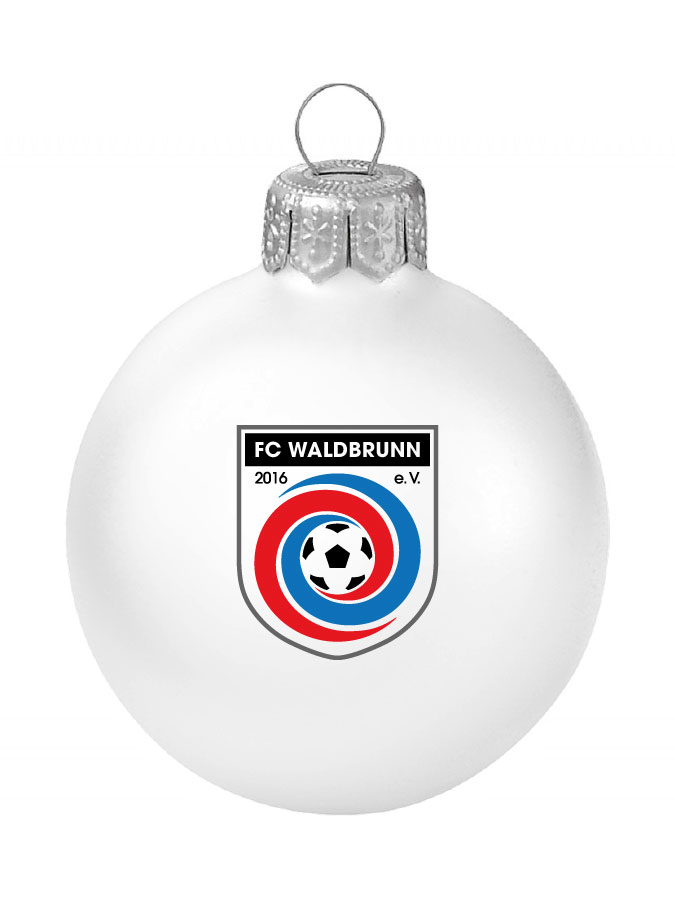 Weihnachtskugel Logo 8cm