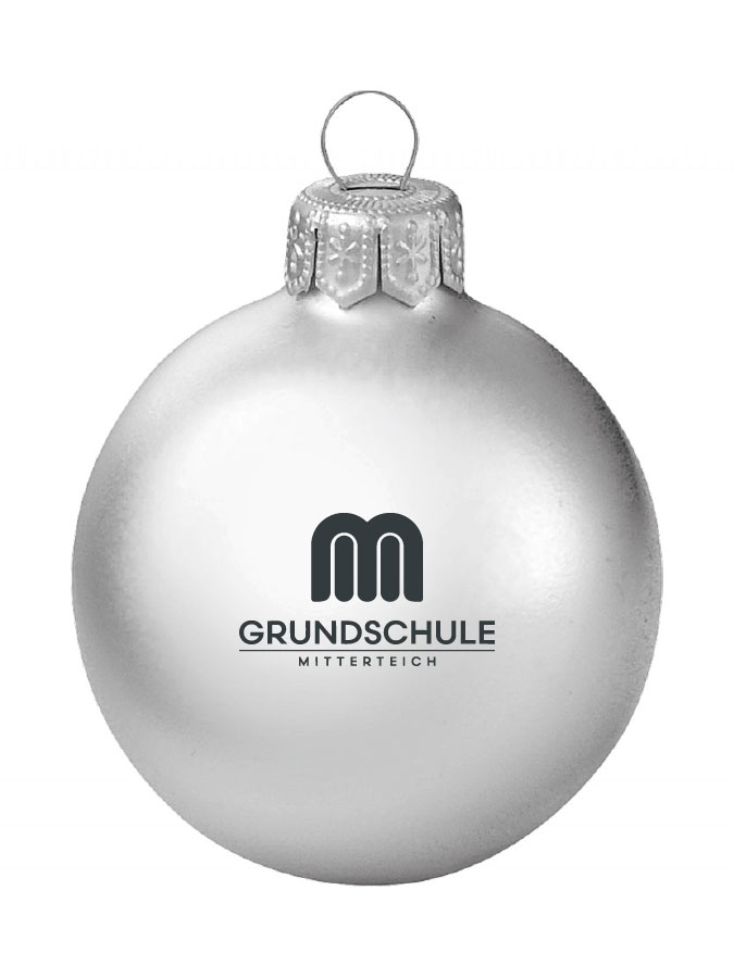 Weihnachtskugel Logo 8cm