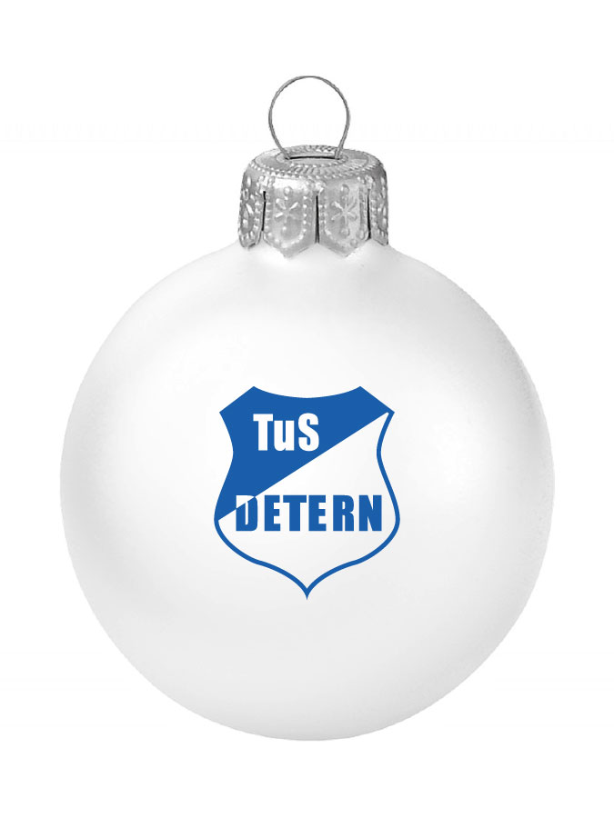 Weihnachtskugel Logo 8cm
