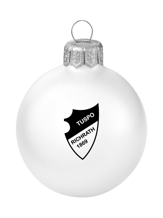 Weihnachtskugel Logo 8cm