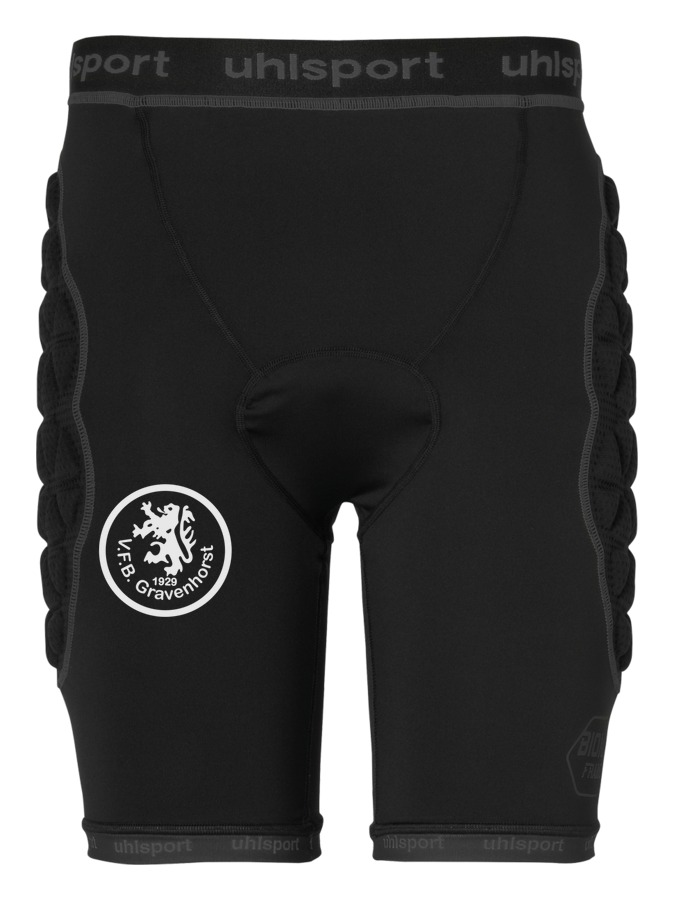 uhlsport Bionikframe Padded Short Black Edition