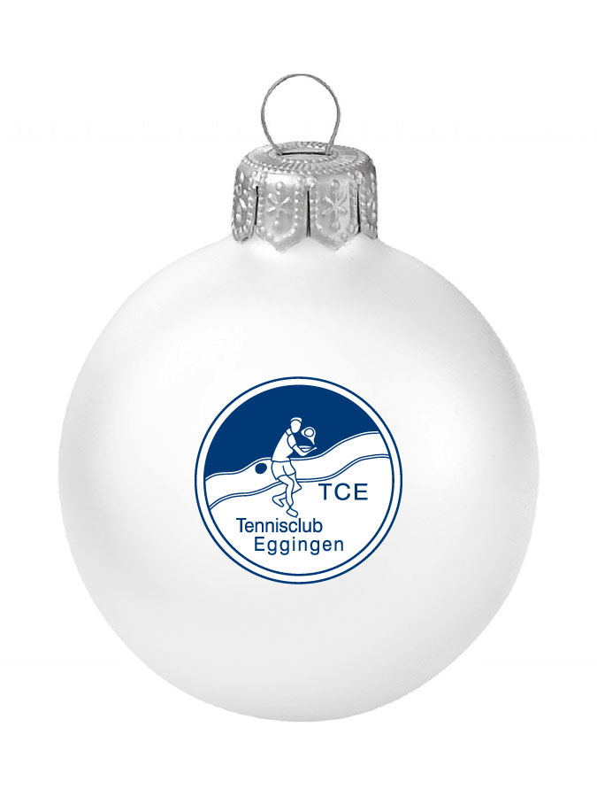 Weihnachtskugel Logo 8cm
