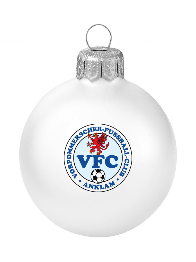 Weihnachtskugel Logo 8cm