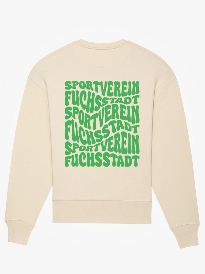 Sweatshirt Oversized Wavy Herren