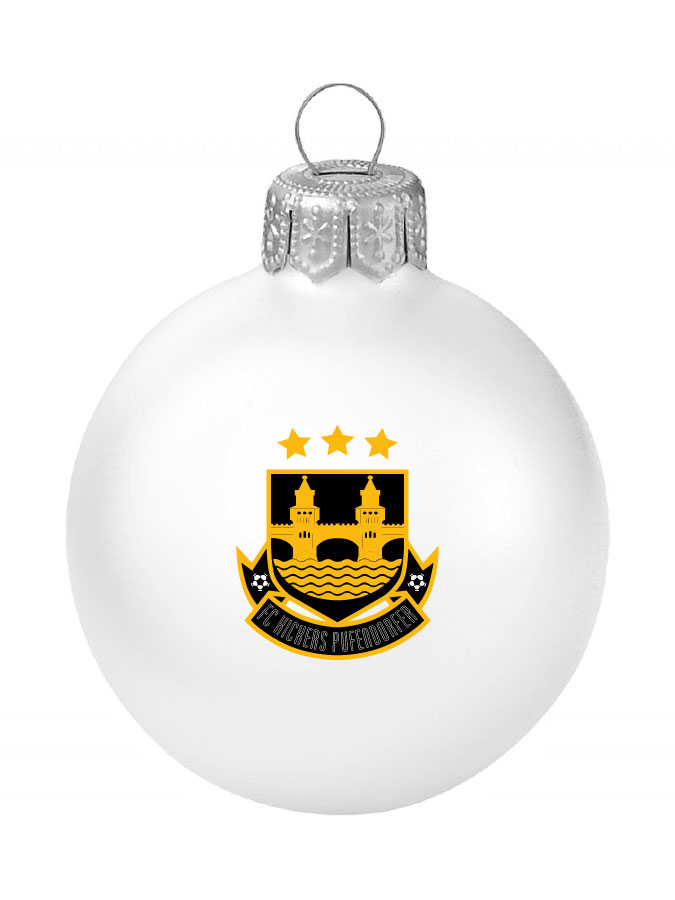 Weihnachtskugel Logo 8cm