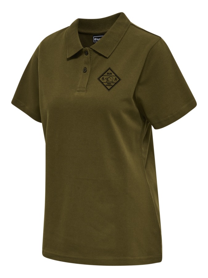 Hummel Red Classic Polo Damen