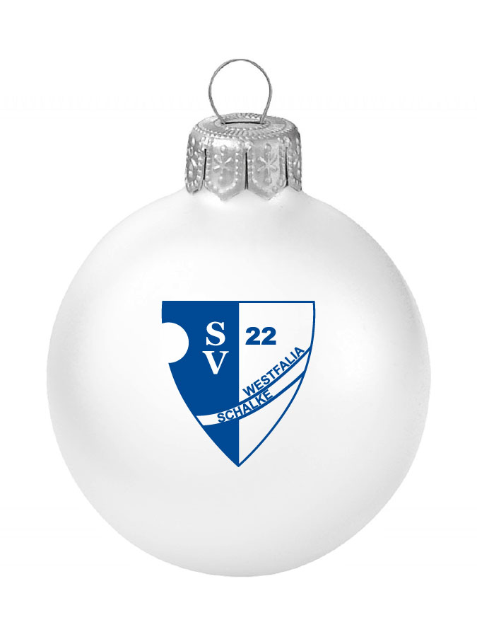 Weihnachtskugel Logo 8cm