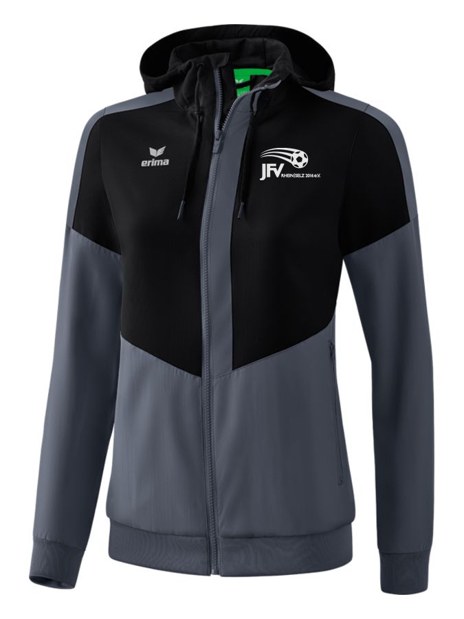 Erima Squad Tracktop Jacke mit Kapuze Damen