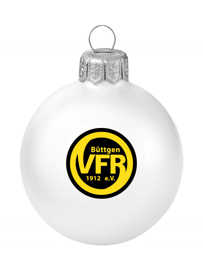 Weihnachtskugel Logo 8cm