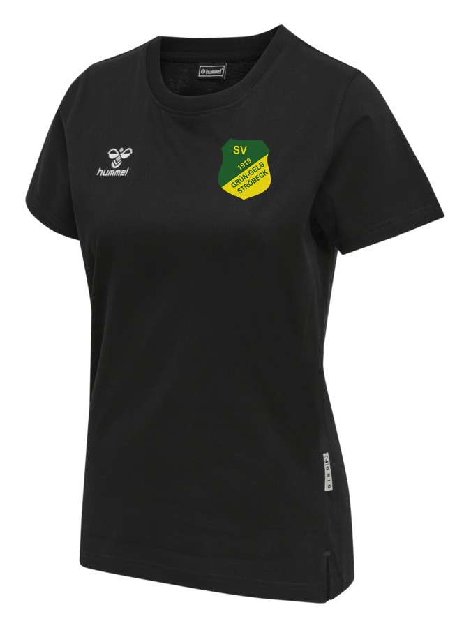 Hummel Move Grid Cotton T-Shirt Wom Damen