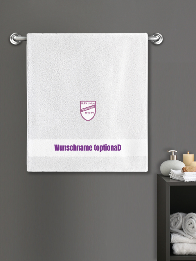 Badehandtuch Team Sticklogo