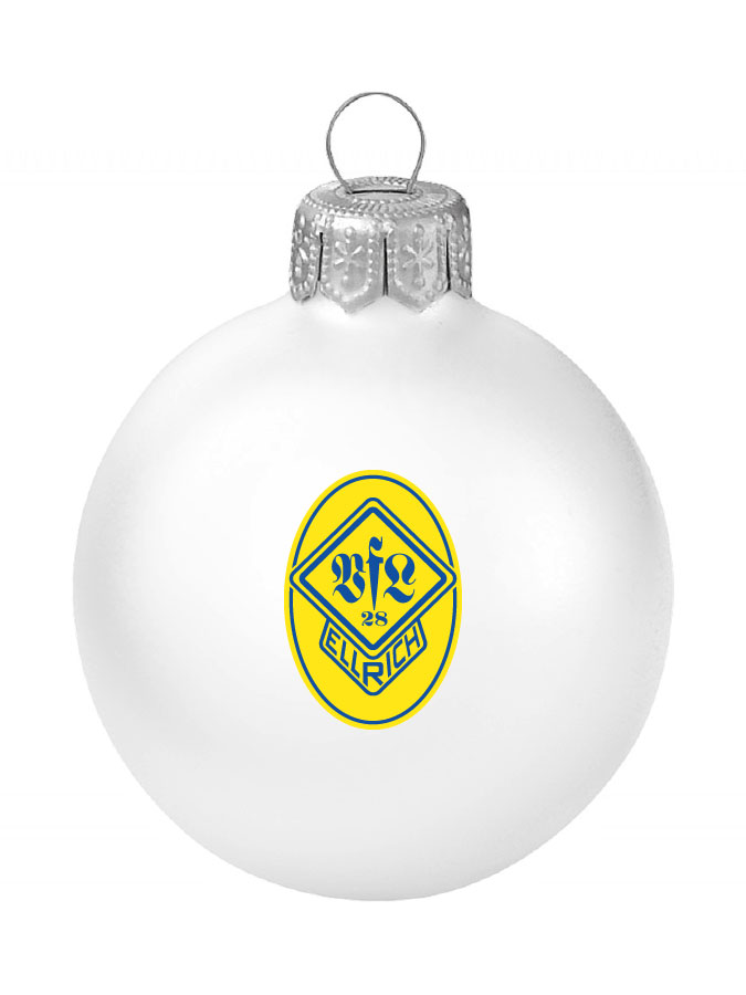 Weihnachtskugel Logo 8cm