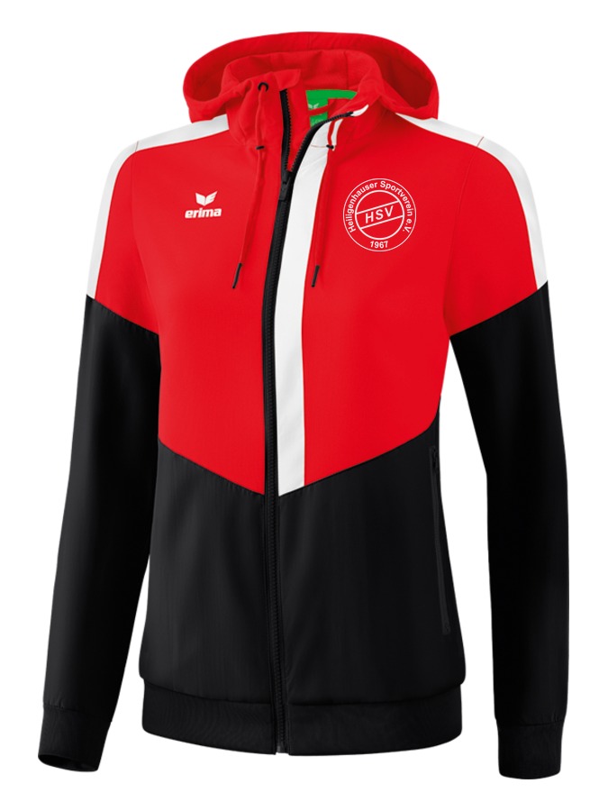 Erima Squad Tracktop Jacke mit Kapuze Damen