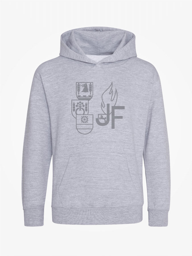 Hoodie All Grey Kids Unisex