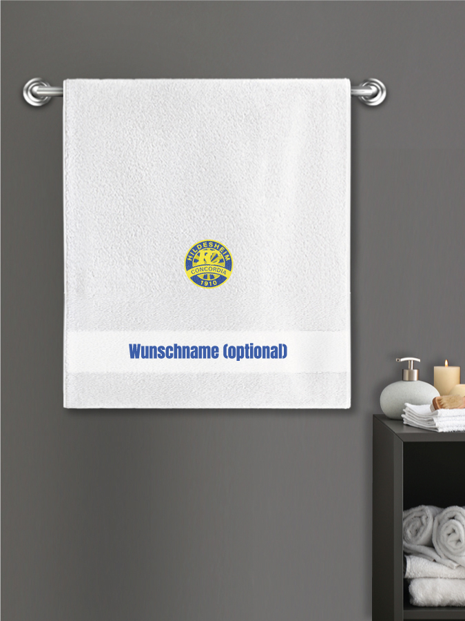 Badehandtuch Team Sticklogo