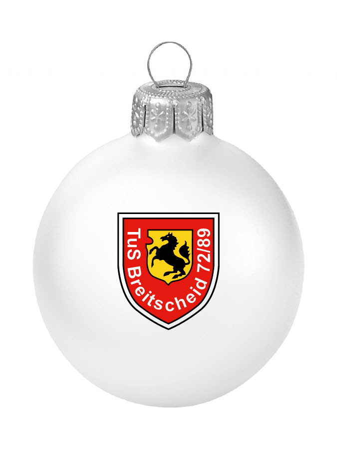 Weihnachtskugel Logo 8cm