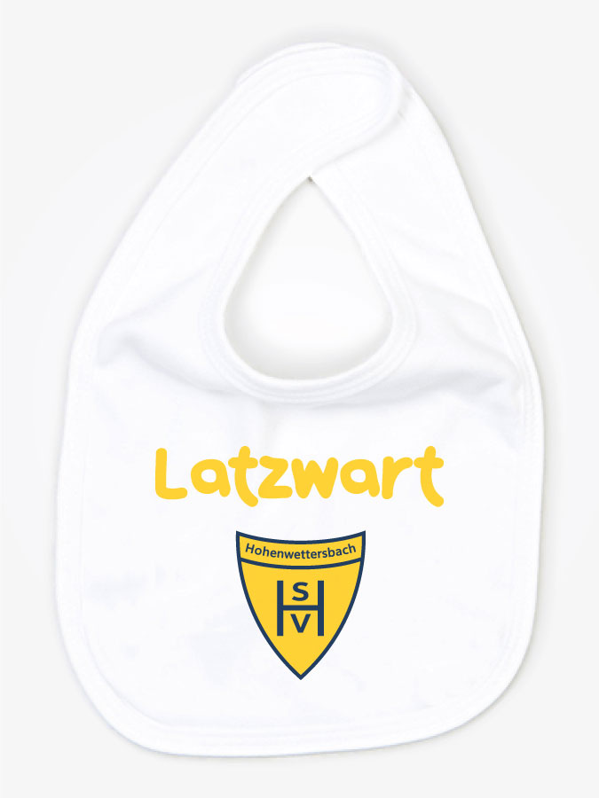 Babylätzchen Latzwart