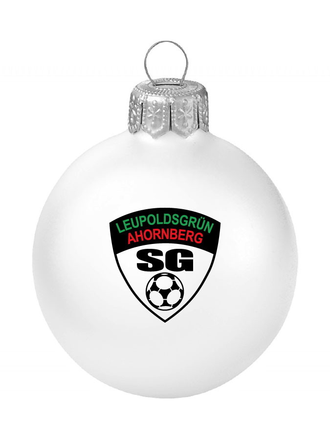Weihnachtskugel Logo 8cm