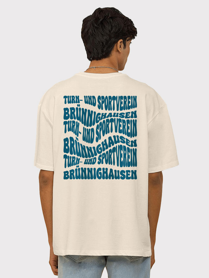 T-Shirt Oversized Wavy Herren