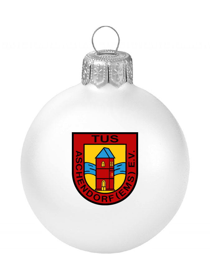 Weihnachtskugel Logo 8cm