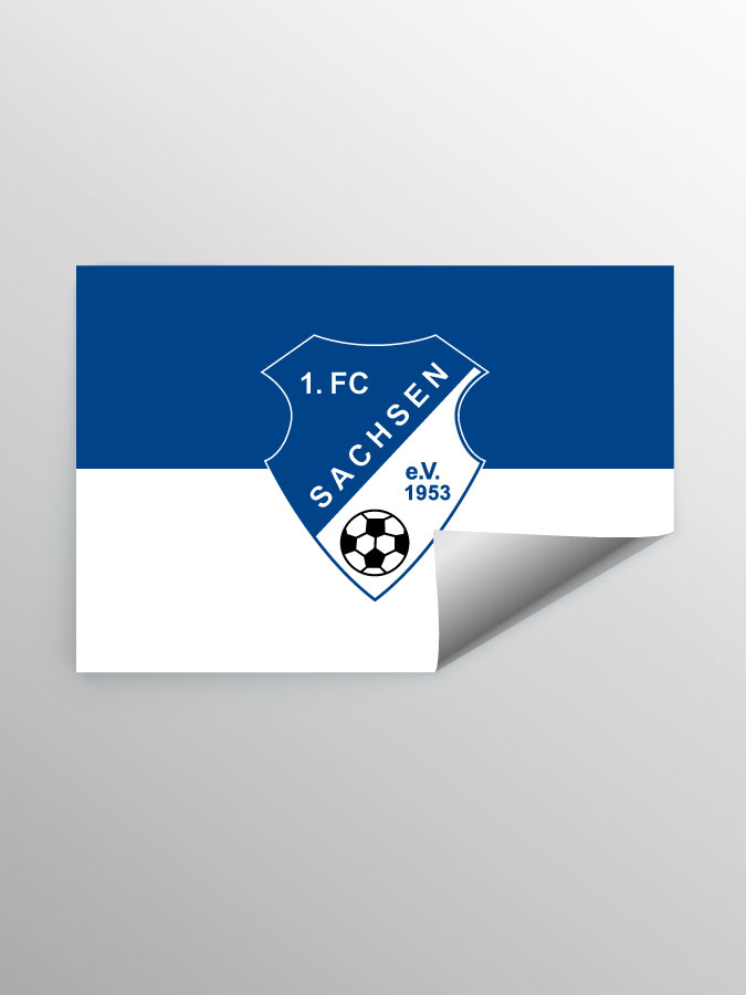 Aufkleber DIN A7 Logo