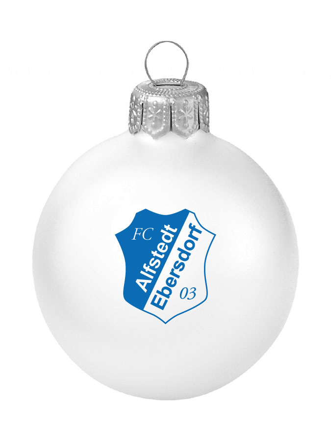 Weihnachtskugel Logo 8cm