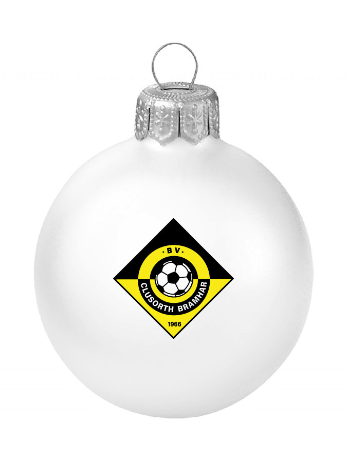 Weihnachtskugel Logo 8cm