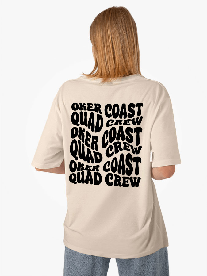 Oversized Shirt Wavy Damen