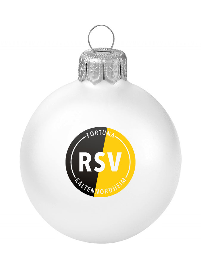 Weihnachtskugel Logo 8cm