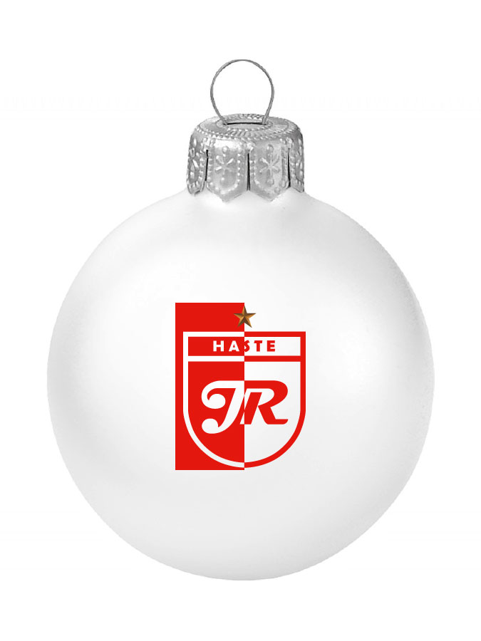 Weihnachtskugel Logo 8cm
