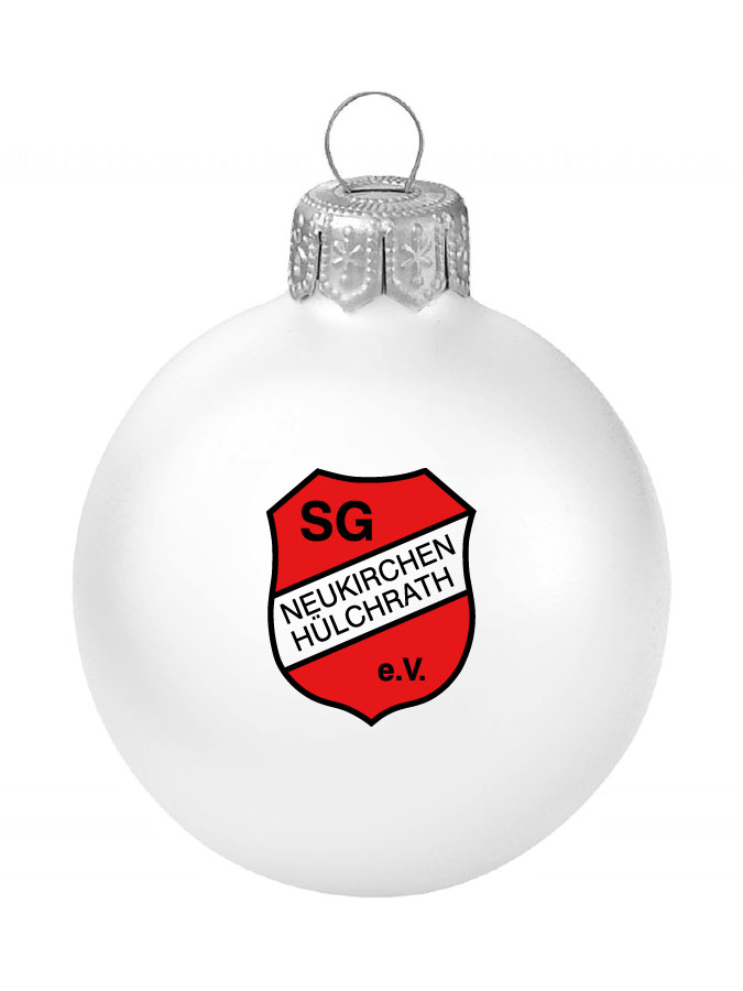 Weihnachtskugel Logo 8cm