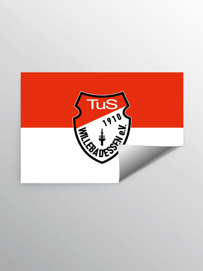Aufkleber DIN A7 Logo