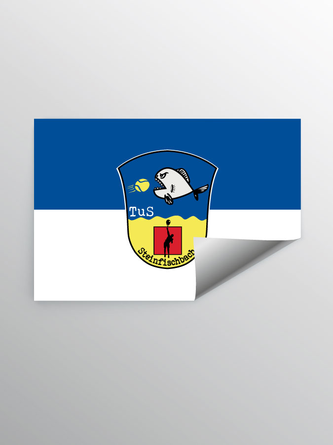 Aufkleber DIN A7 Logo