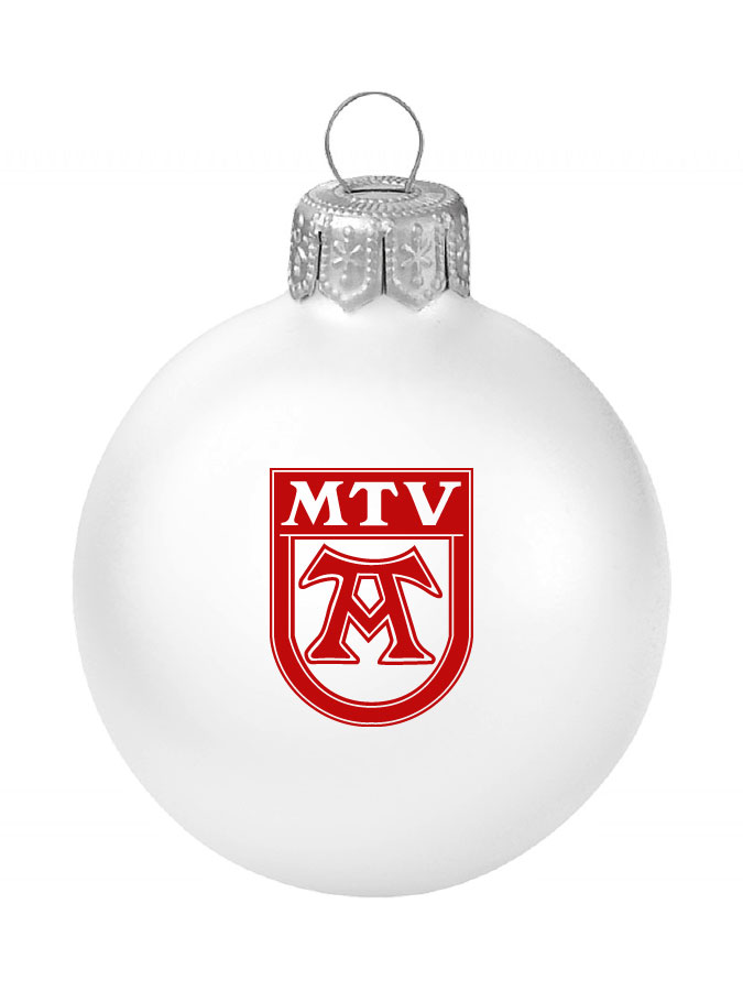 Weihnachtskugel Logo 8cm