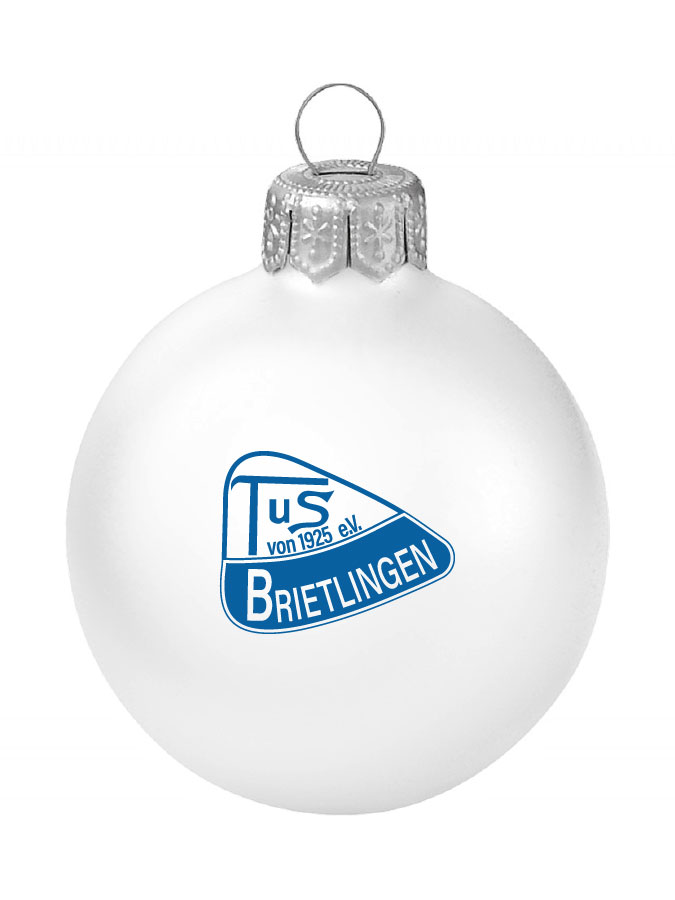 Weihnachtskugel Logo 8cm