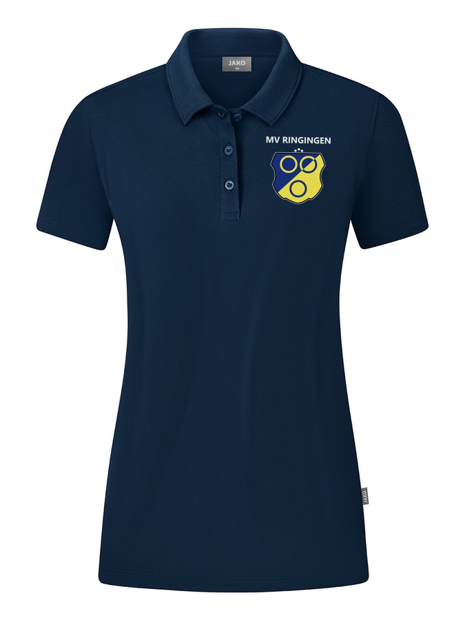 Jako Poloshirt Organic Stretch Damen