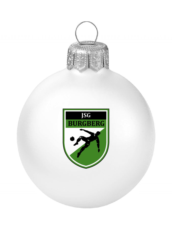 Weihnachtskugel Logo 8cm