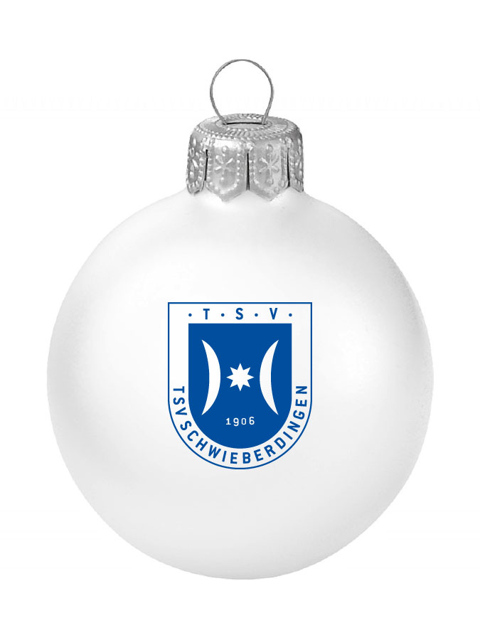 Weihnachtskugel Logo 8cm