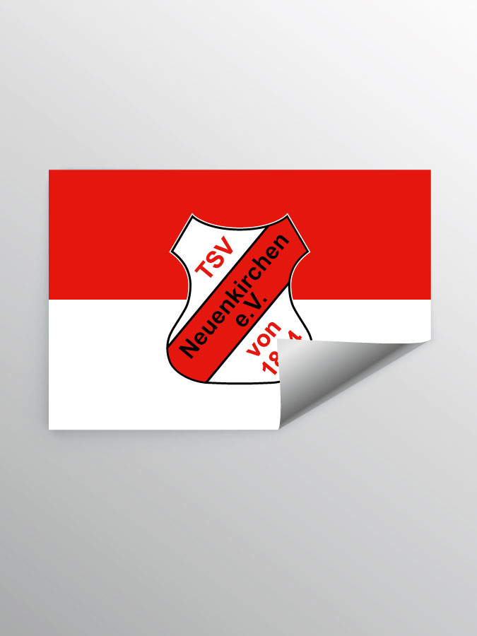 Aufkleber DIN A7 Logo