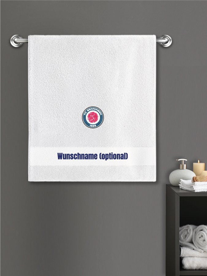 Badehandtuch Team Sticklogo