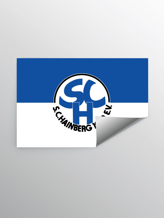 Aufkleber DIN A7 Logo