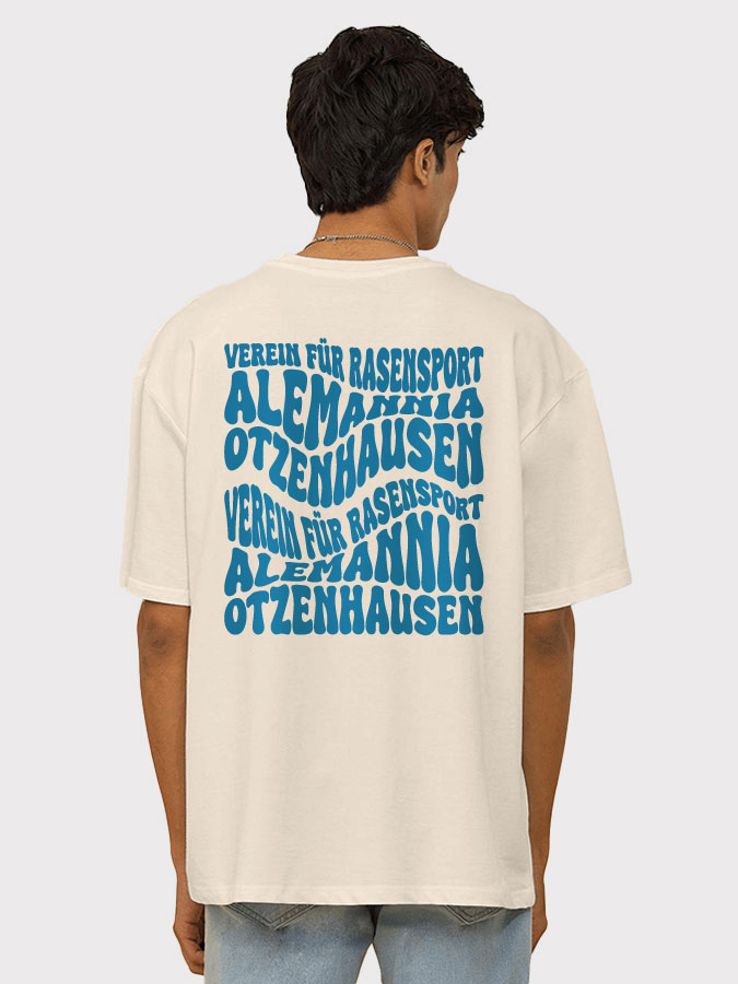 T-Shirt Oversized Wavy Herren