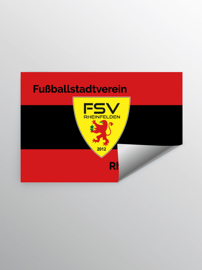 Aufkleber DIN A7 Stripe